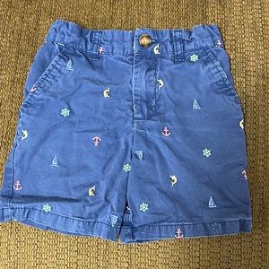 Carter’s Boy’s Nautical Navy Blue Cotton Shorts Size 4